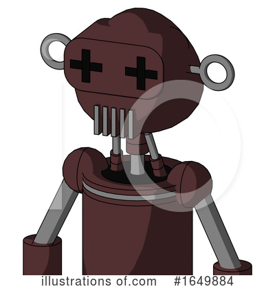 Royalty-Free (RF) Robot Clipart Illustration by Leo Blanchette - Stock Sample #1649884
