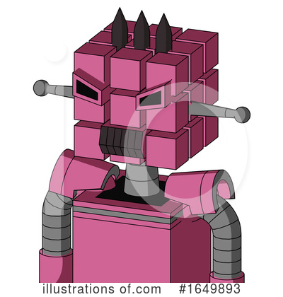 Royalty-Free (RF) Robot Clipart Illustration by Leo Blanchette - Stock Sample #1649893