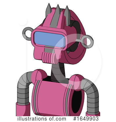Royalty-Free (RF) Robot Clipart Illustration by Leo Blanchette - Stock Sample #1649903