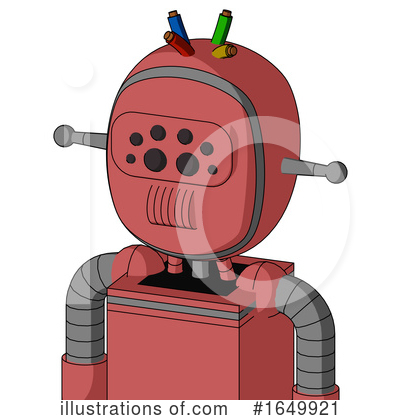 Royalty-Free (RF) Robot Clipart Illustration by Leo Blanchette - Stock Sample #1649921