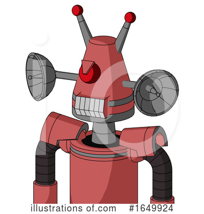 Royalty-Free (RF) Robot Clipart Illustration by Leo Blanchette - Stock Sample #1649924