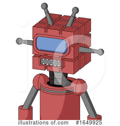 Royalty-Free (RF) Robot Clipart Illustration by Leo Blanchette - Stock Sample #1649925