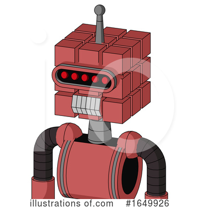Royalty-Free (RF) Robot Clipart Illustration by Leo Blanchette - Stock Sample #1649926