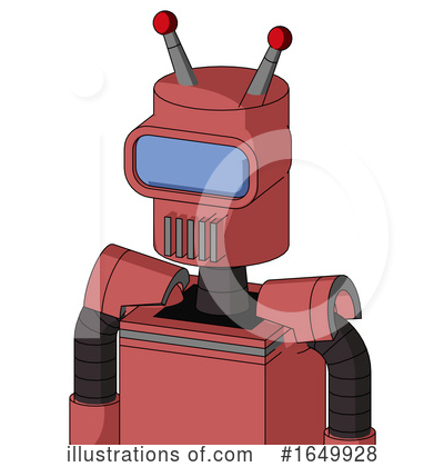 Royalty-Free (RF) Robot Clipart Illustration by Leo Blanchette - Stock Sample #1649928