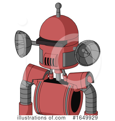 Royalty-Free (RF) Robot Clipart Illustration by Leo Blanchette - Stock Sample #1649929