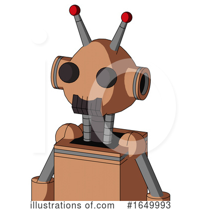 Royalty-Free (RF) Robot Clipart Illustration by Leo Blanchette - Stock Sample #1649993