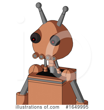Royalty-Free (RF) Robot Clipart Illustration by Leo Blanchette - Stock Sample #1649995