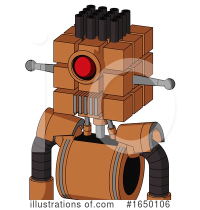 Royalty-Free (RF) Robot Clipart Illustration by Leo Blanchette - Stock Sample #1650106