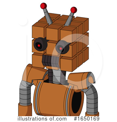 Royalty-Free (RF) Robot Clipart Illustration by Leo Blanchette - Stock Sample #1650169