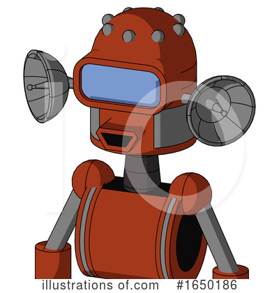 Royalty-Free (RF) Robot Clipart Illustration by Leo Blanchette - Stock Sample #1650186