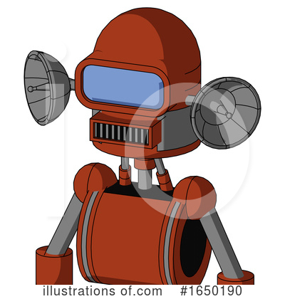 Royalty-Free (RF) Robot Clipart Illustration by Leo Blanchette - Stock Sample #1650190