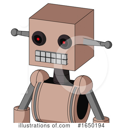 Royalty-Free (RF) Robot Clipart Illustration by Leo Blanchette - Stock Sample #1650194