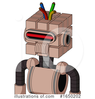 Royalty-Free (RF) Robot Clipart Illustration by Leo Blanchette - Stock Sample #1650202