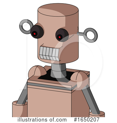 Royalty-Free (RF) Robot Clipart Illustration by Leo Blanchette - Stock Sample #1650207
