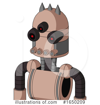 Royalty-Free (RF) Robot Clipart Illustration by Leo Blanchette - Stock Sample #1650209