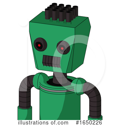 Royalty-Free (RF) Robot Clipart Illustration by Leo Blanchette - Stock Sample #1650226