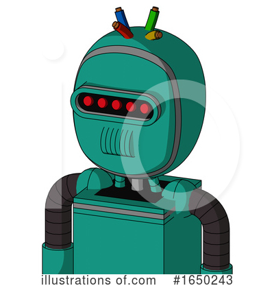 Royalty-Free (RF) Robot Clipart Illustration by Leo Blanchette - Stock Sample #1650243