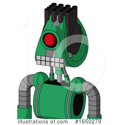 Royalty-Free (RF) Robot Clipart Illustration by Leo Blanchette - Stock Sample #1650279