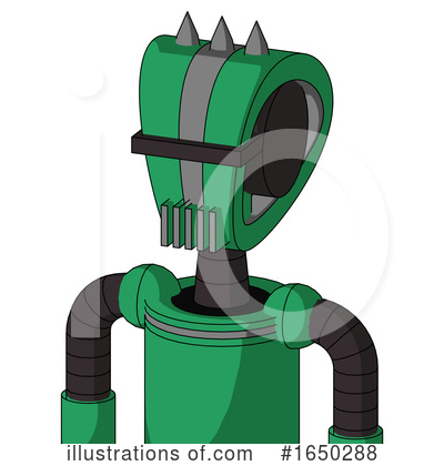 Royalty-Free (RF) Robot Clipart Illustration by Leo Blanchette - Stock Sample #1650288