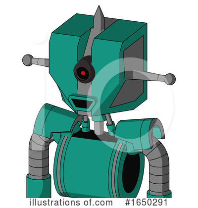 Royalty-Free (RF) Robot Clipart Illustration by Leo Blanchette - Stock Sample #1650291