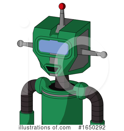 Royalty-Free (RF) Robot Clipart Illustration by Leo Blanchette - Stock Sample #1650292