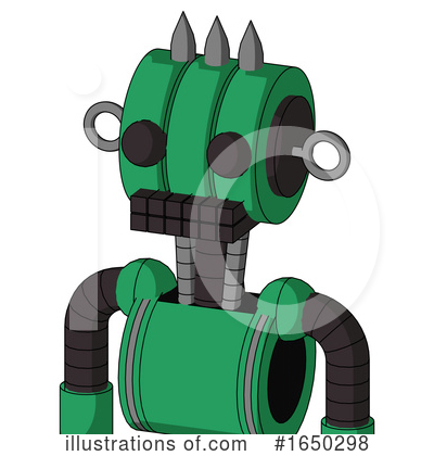 Royalty-Free (RF) Robot Clipart Illustration by Leo Blanchette - Stock Sample #1650298