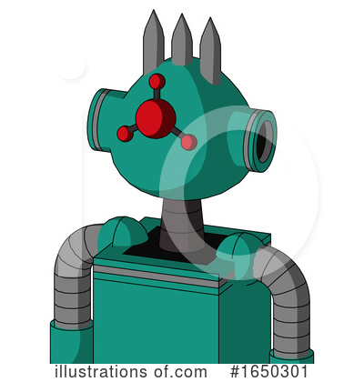 Royalty-Free (RF) Robot Clipart Illustration by Leo Blanchette - Stock Sample #1650301