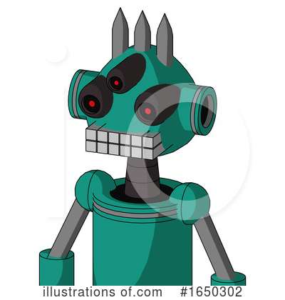 Royalty-Free (RF) Robot Clipart Illustration by Leo Blanchette - Stock Sample #1650302