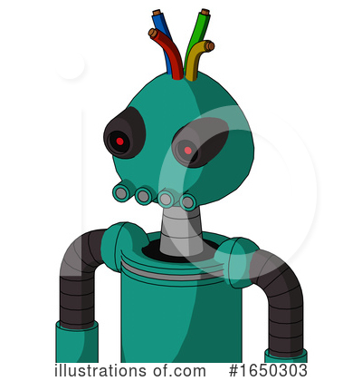 Royalty-Free (RF) Robot Clipart Illustration by Leo Blanchette - Stock Sample #1650303