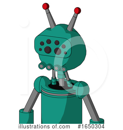 Royalty-Free (RF) Robot Clipart Illustration by Leo Blanchette - Stock Sample #1650304