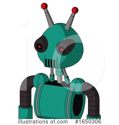 Royalty-Free (RF) Robot Clipart Illustration by Leo Blanchette - Stock Sample #1650306