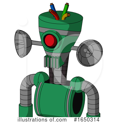 Royalty-Free (RF) Robot Clipart Illustration by Leo Blanchette - Stock Sample #1650314