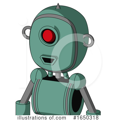Royalty-Free (RF) Robot Clipart Illustration by Leo Blanchette - Stock Sample #1650318