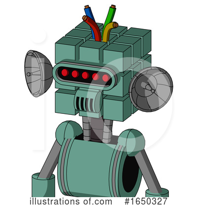 Royalty-Free (RF) Robot Clipart Illustration by Leo Blanchette - Stock Sample #1650327