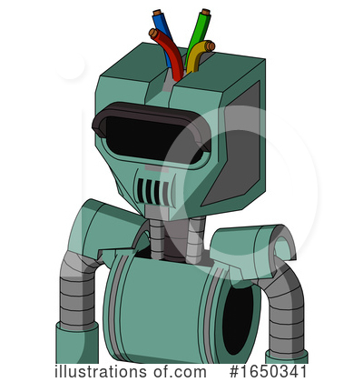 Royalty-Free (RF) Robot Clipart Illustration by Leo Blanchette - Stock Sample #1650341