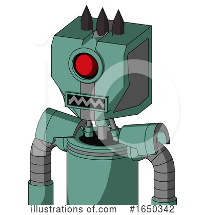 Royalty-Free (RF) Robot Clipart Illustration by Leo Blanchette - Stock Sample #1650342