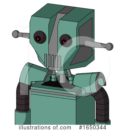 Royalty-Free (RF) Robot Clipart Illustration by Leo Blanchette - Stock Sample #1650344