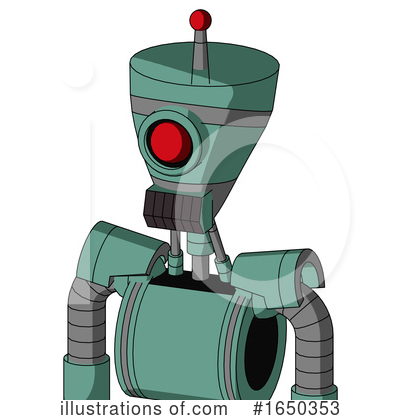 Royalty-Free (RF) Robot Clipart Illustration by Leo Blanchette - Stock Sample #1650353