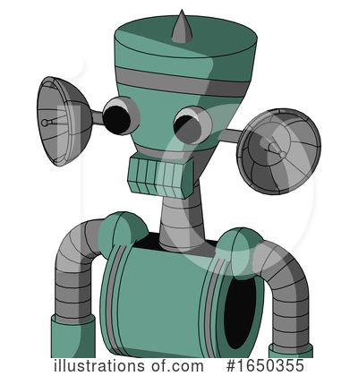 Royalty-Free (RF) Robot Clipart Illustration by Leo Blanchette - Stock Sample #1650355