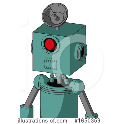 Royalty-Free (RF) Robot Clipart Illustration by Leo Blanchette - Stock Sample #1650359