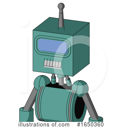 Royalty-Free (RF) Robot Clipart Illustration by Leo Blanchette - Stock Sample #1650360