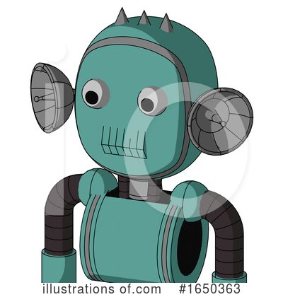 Royalty-Free (RF) Robot Clipart Illustration by Leo Blanchette - Stock Sample #1650363