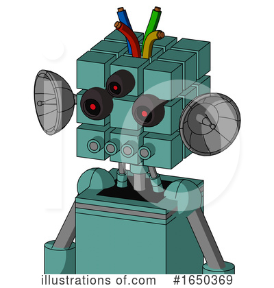 Royalty-Free (RF) Robot Clipart Illustration by Leo Blanchette - Stock Sample #1650369