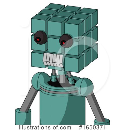 Royalty-Free (RF) Robot Clipart Illustration by Leo Blanchette - Stock Sample #1650371