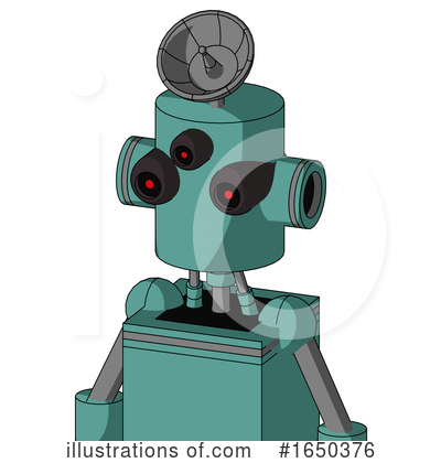 Royalty-Free (RF) Robot Clipart Illustration by Leo Blanchette - Stock Sample #1650376