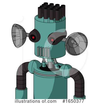 Royalty-Free (RF) Robot Clipart Illustration by Leo Blanchette - Stock Sample #1650377