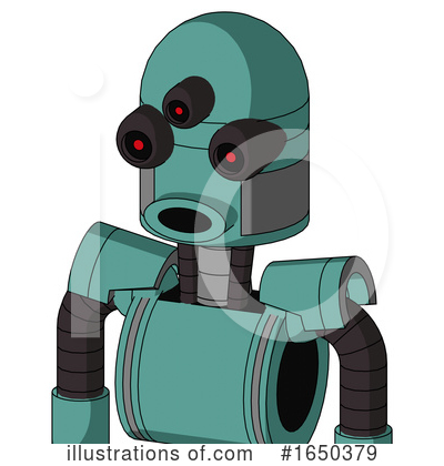 Royalty-Free (RF) Robot Clipart Illustration by Leo Blanchette - Stock Sample #1650379
