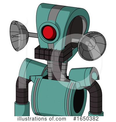 Royalty-Free (RF) Robot Clipart Illustration by Leo Blanchette - Stock Sample #1650382