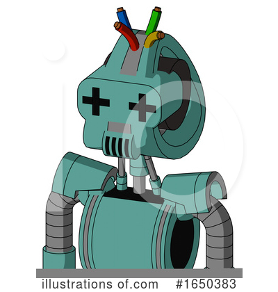 Royalty-Free (RF) Robot Clipart Illustration by Leo Blanchette - Stock Sample #1650383