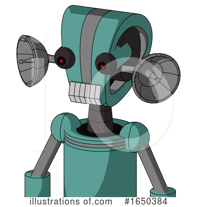 Royalty-Free (RF) Robot Clipart Illustration by Leo Blanchette - Stock Sample #1650384